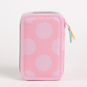 ASTUCCIO SCUOLA MINNIE E PAPERINA DISNEY MULTISCOMPARTO 3 ZIP PORTACOLORI GIOTTO - 1653