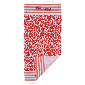 TELO MARE CON FRANGE 190 X 70 CM ASCIUGAMO IN MISTO COTONE ACCESSORIO SPIAGGIA PISCINA