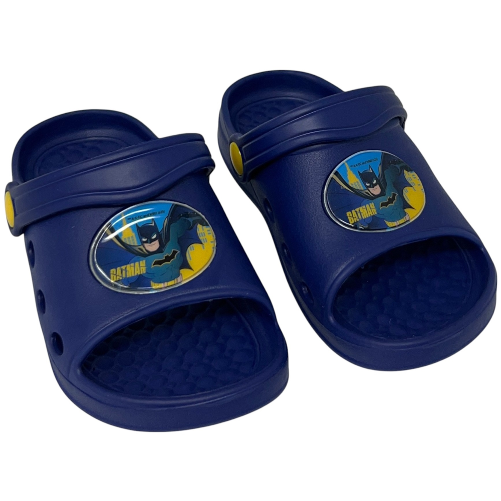 CIABATTE BATMAN DC SABOT PER BAMBINI PANTOFOLE IN EVA MARE PISCINA CASA - L11685MC