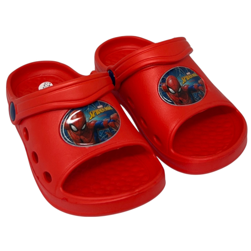 CIABATTE SPIDERMAN MARVEL SABOT PER BAMBINI PANTOFOLE IN EVA MARE PISCINA CASA - M11683MC