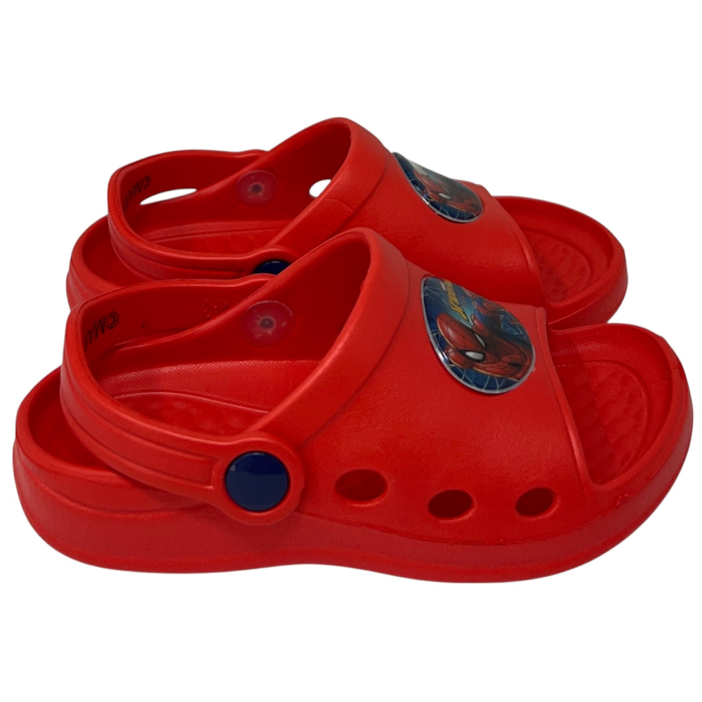 CIABATTE SPIDERMAN MARVEL SABOT PER BAMBINI PANTOFOLE IN EVA MARE PISCINA CASA - M11683MC