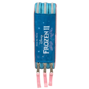 ASTUCCIO SCUOLA 3D FROZEN DISNEY ELSA MULTISCOMPARTO 3 ZIP PASTELLI FILA PENNARELLI GIOTTO - FZN0632