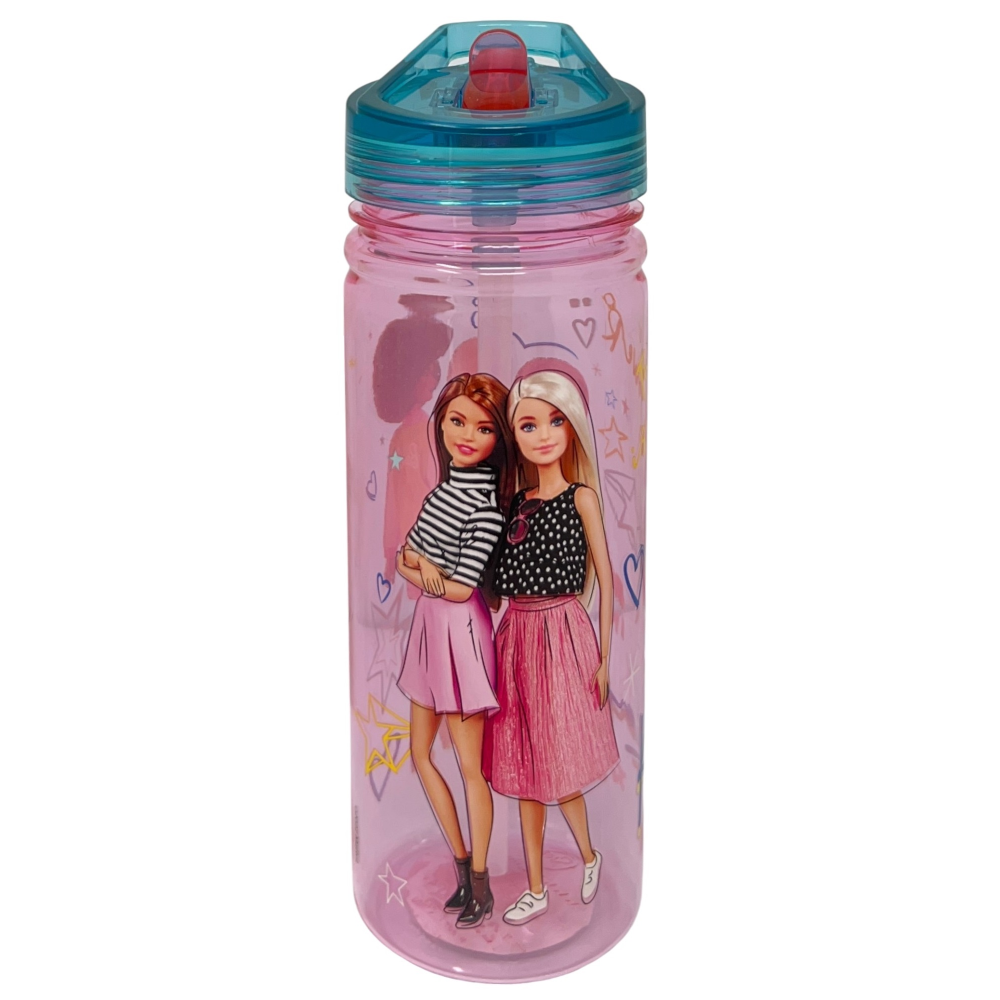 BORRACCIA ECOZEN BARBIE MATTEL IN TRITAN BOTTIGLIA CON BECCUCCIO RIPIEGABILE 580 ML -83208