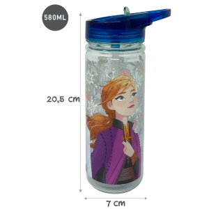 BORRACCIA ECOZEN FROZEN DISNEY IN TRITAN BOTTIGLIA CON BECCUCCIO RIPIEGABILE 580 ML -83209