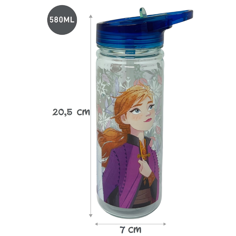 BORRACCIA ECOZEN FROZEN DISNEY IN TRITAN BOTTIGLIA CON BECCUCCIO RIPIEGABILE 580 ML -83209