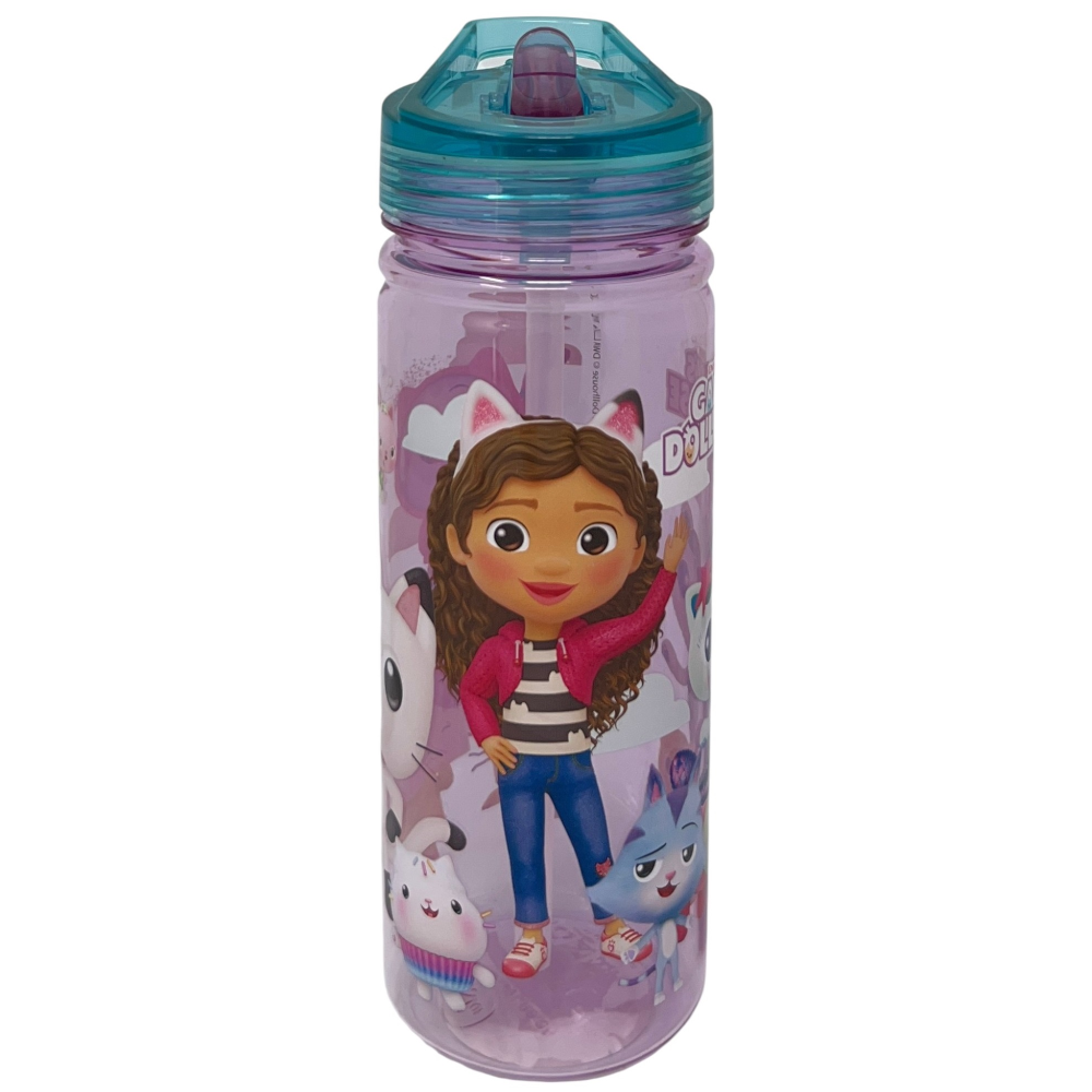 BORRACCIA ECOZEN GABBY'S DOLLHOUSE IN TRITAN BOTTIGLIA CON BECCUCCIO RIPIEGABILE 580 ML -83215