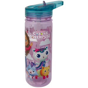 BORRACCIA ECOZEN GABBY'S DOLLHOUSE IN TRITAN BOTTIGLIA CON BECCUCCIO RIPIEGABILE 580 ML -83215