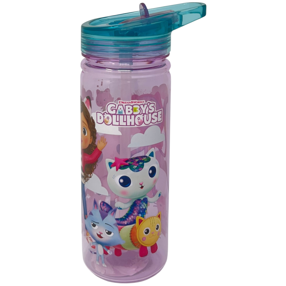 BORRACCIA ECOZEN GABBY'S DOLLHOUSE IN TRITAN BOTTIGLIA CON BECCUCCIO RIPIEGABILE 580 ML -83215