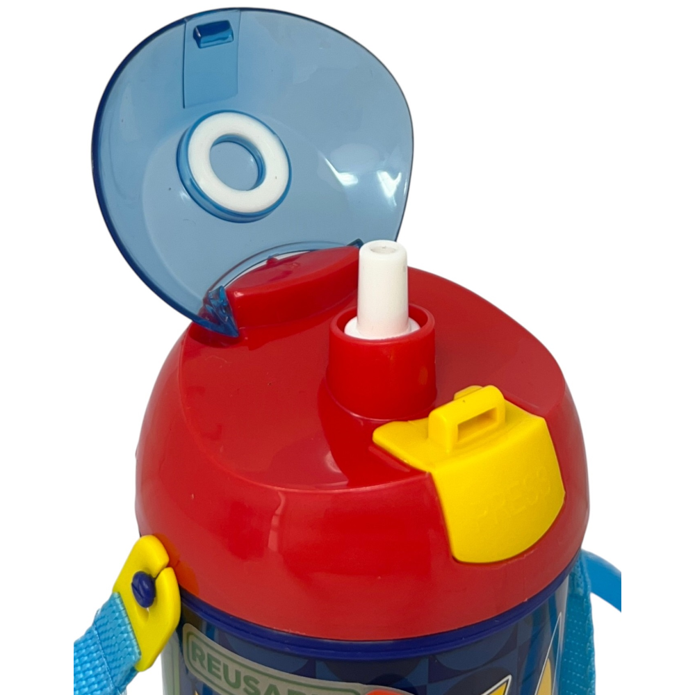 BORRACCIA POP-UP PIKACHU POKÉMON BOTTIGLIA IN PLASTICA RIUTILIZZABILE CON TRACOLLA 450 ML - 83220
