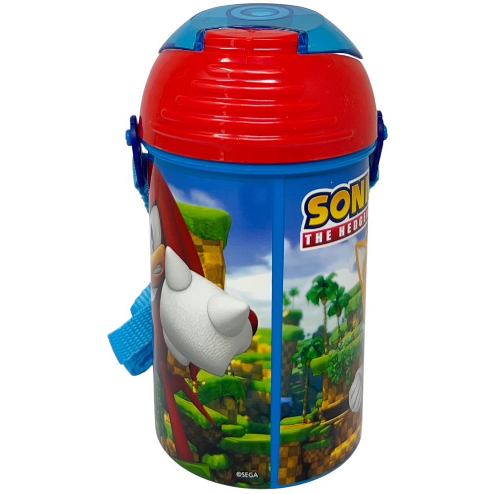 BORRACCIA POP-UP SONIC KNUCKLES TAILS BOTTIGLIA IN PLASTICA RIUTILIZZABILE CON TRACOLLA 450 ML - 83221