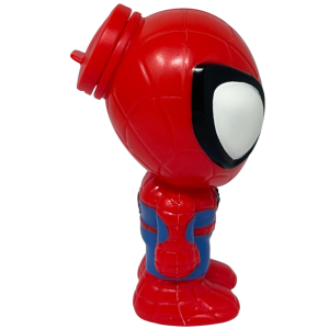BORRACCIA SPIDERMAN MARVEL PERSONAGGIO 3D BOTTIGLIA 300 ML IN PLASTICA RIUTILIZZABILE BECCUCCIO RIPIEGABILE -83205