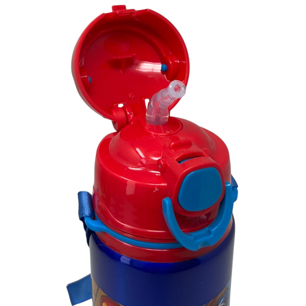 BORRACCIA IN ALLUMINIO AVENGERS MARVEL BOTTIGLIA 730 ML CON APERTURA POP-UP E TRACOLLA - 83188