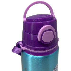 BORRACCIA IN ALLUMINIO GABBY'S DOLLHOUSE BOTTIGLIA 730 ML CON APERTURA POP-UP E TRACOLLA - 83191