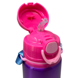 BORRACCIA IN ALLUMINIO PRINCIPESSE DISNEY BOTTIGLIA 730 ML CON APERTURA POP-UP E TRACOLLA - 83195