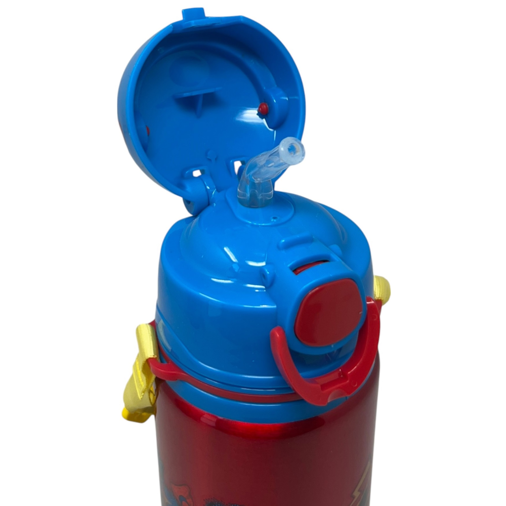 BORRACCIA IN ALLUMINIO SPIDERMAN MARVEL BOTTIGLIA 730 ML CON APERTURA POP-UP E TRACOLLA - 83197