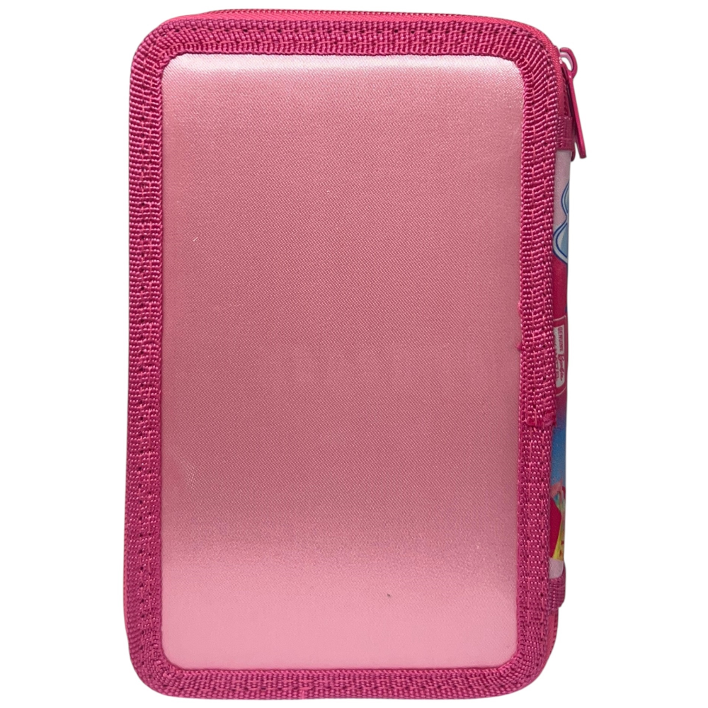ASTUCCIO 3 ZIP SCUOLA BARBIE MATTEL MULTISCOMPARTO PORTACOLORI GIOTTO - 1004E4224
