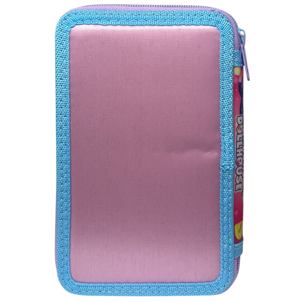ASTUCCIO 3 ZIP SCUOLA GABBY'S DOLLHOUSE MULTISCOMPARTO PORTACOLORI GIOTTO - 1004E4229