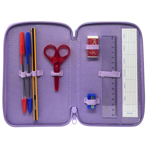 ASTUCCIO 3 ZIP SCUOLA GABBY'S DOLLHOUSE MULTISCOMPARTO PORTACOLORI GIOTTO - 1004E4229