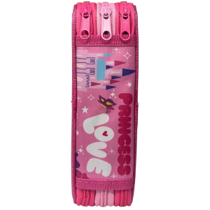ASTUCCIO 3 ZIP SCUOLA PRINCIPESSE DISNEY MULTISCOMPARTO PORTACOLORI GIOTTO - 564799