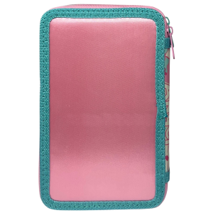 ASTUCCIO 3 ZIP SCUOLA STITCH E ANGEL DISNEY MULTISCOMPARTO PORTACOLORI GIOTTO - 564801