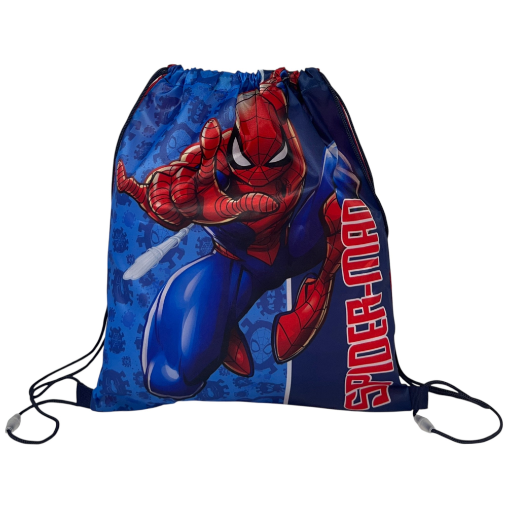 SACCA SPIDERMAN MARVEL BORSA SPORTIVA TEMPO LIBERO CON CHIUSURA A COULISSE 40X35 CM -  SPI36-0796
