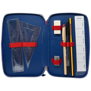 ASTUCCIO SCUOLA AVENGERS MARVEL MULTISCOMPARTO 3 ZIP PENNA PAPERMATE PENNARELLI GIOTTO - AV1192