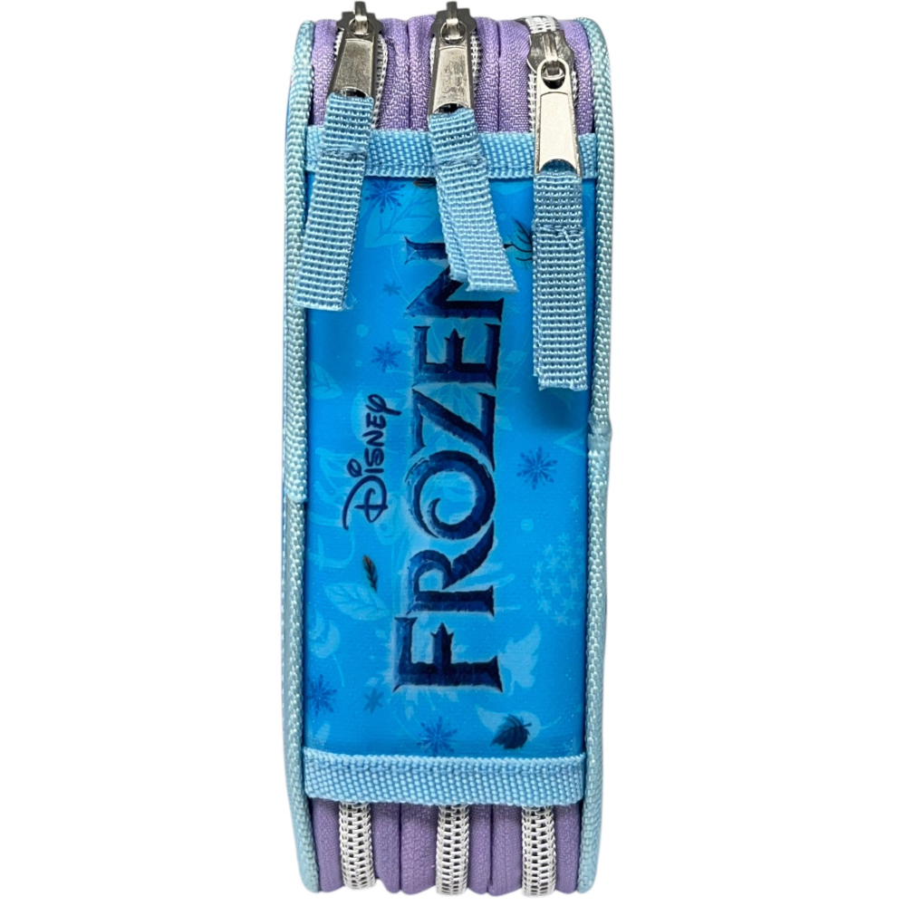 ASTUCCIO SCUOLA FROZEN DISNEY MULTISCOMPARTO 3 ZIP PENNA PAPERMATE PENNARELLI GIOTTO - FR1192
