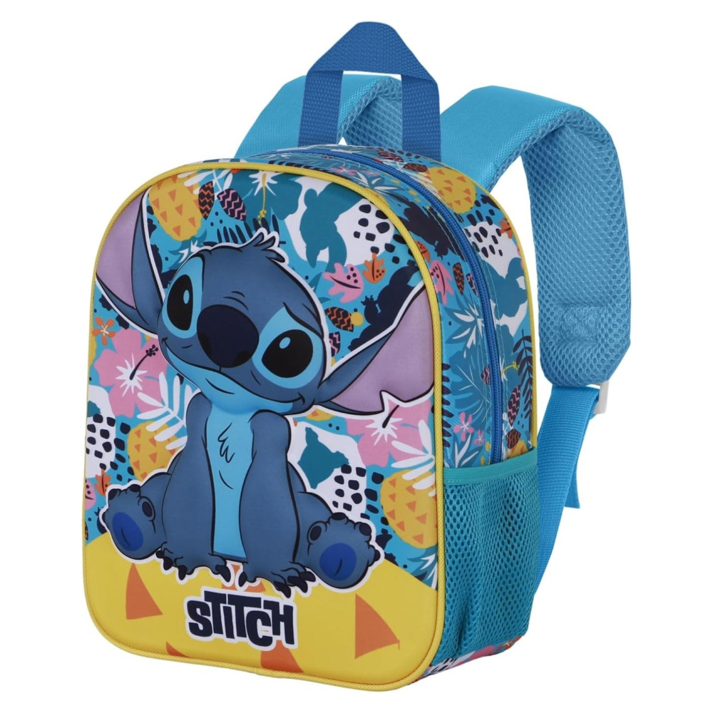 ZAINO ASILO 3D STITCH DISNEY BORSA 31 CM PER SCUOLA MATERNA O TEMPO LIBERO - 08196
