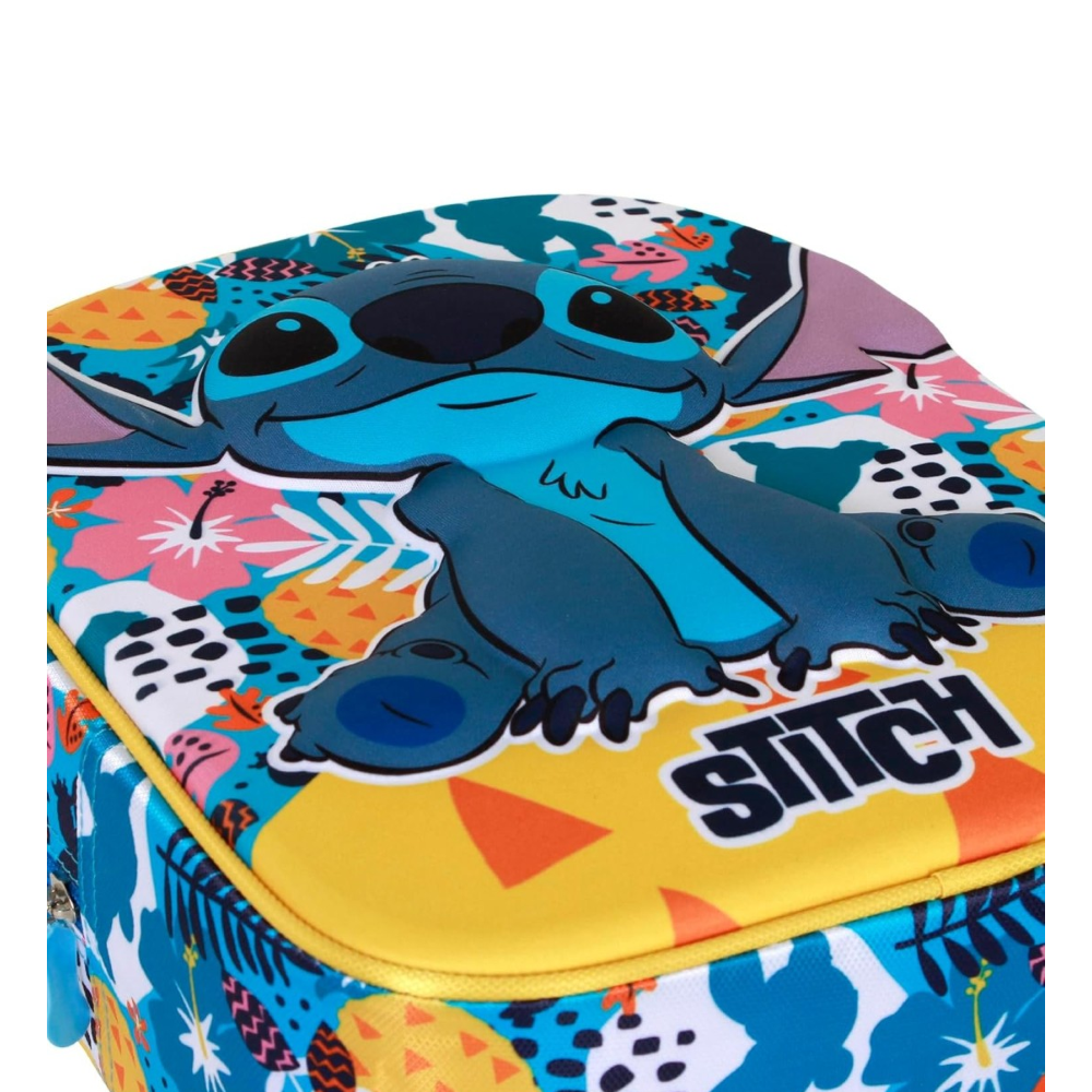 ZAINO ASILO 3D STITCH DISNEY BORSA 31 CM PER SCUOLA MATERNA O TEMPO LIBERO - 08196
