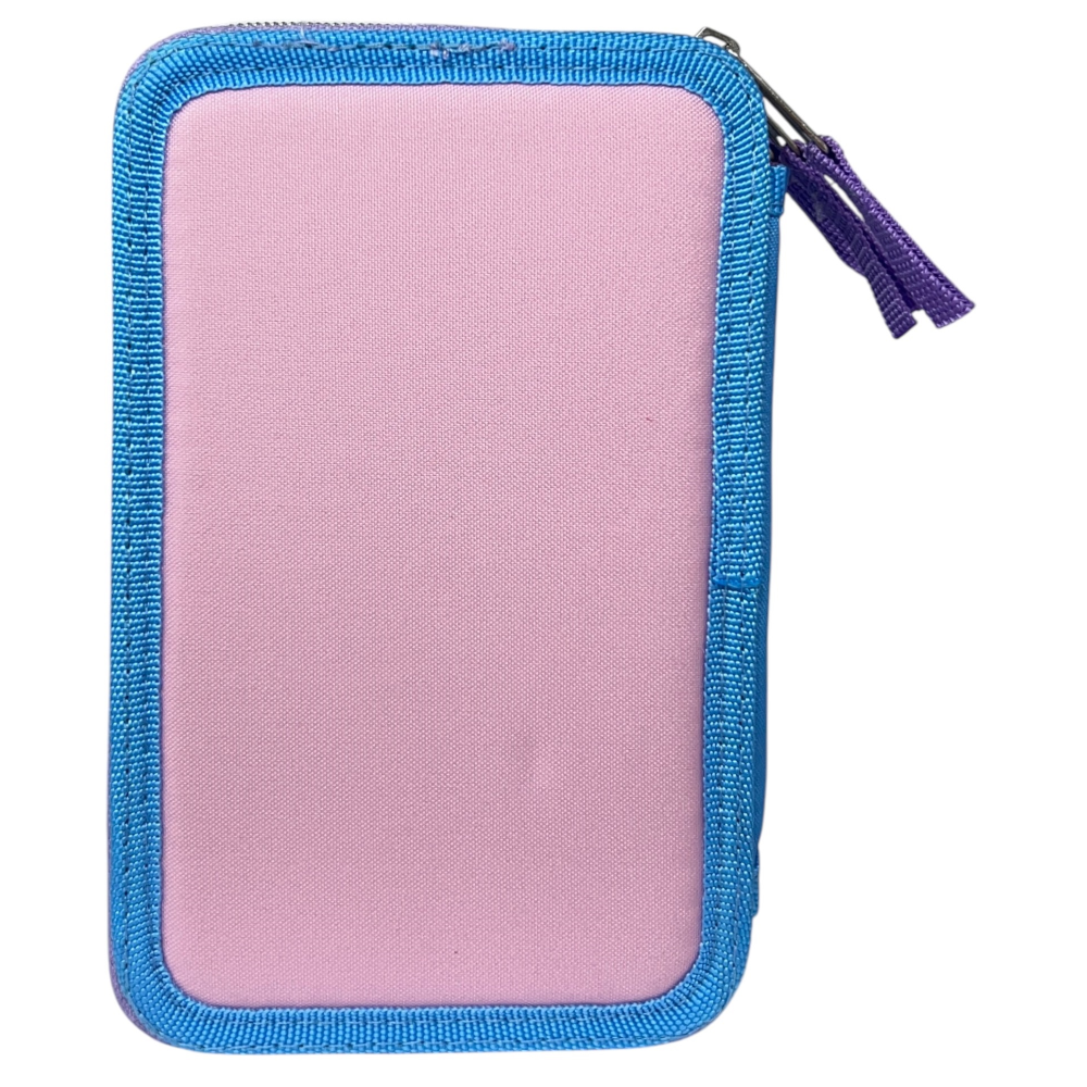 ASTUCCIO SCUOLA FROZEN DISNEY MULTISCOMPARTO 3 ZIP PAILLETTES REVERSIBILI PENNARELI GIOTTO - FR1225