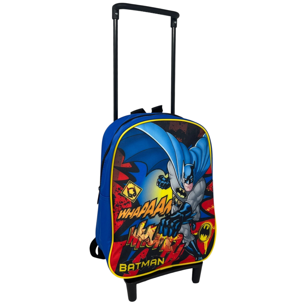 ZAINO ASILO TROLLEY BATMAN BORSA PER SCUOLA MATERNA TEMPO LIBERO - 1000ET282210