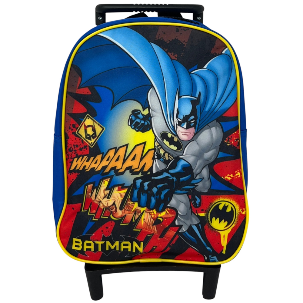 ZAINO ASILO TROLLEY BATMAN BORSA PER SCUOLA MATERNA TEMPO LIBERO - 1000ET282210