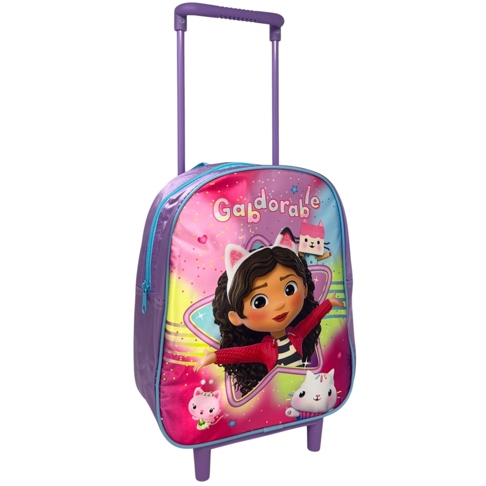 ZAINO ASILO TROLLEY GABBY'S DOLLHOUSE BORSA PER SCUOLA MATERNA TEMPO LIBERO - 1000ET284229
