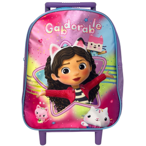 ZAINO ASILO TROLLEY GABBY'S DOLLHOUSE BORSA PER SCUOLA MATERNA TEMPO LIBERO - 1000ET284229