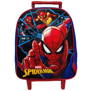 ZAINO ASILO TROLLEY SPIDERMAN MARVEL BORSA PER SCUOLA MATERNA TEMPO LIBERO - 1000ET284237