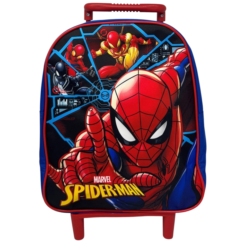 ZAINO ASILO TROLLEY SPIDERMAN MARVEL BORSA PER SCUOLA MATERNA TEMPO LIBERO - 1000ET284237