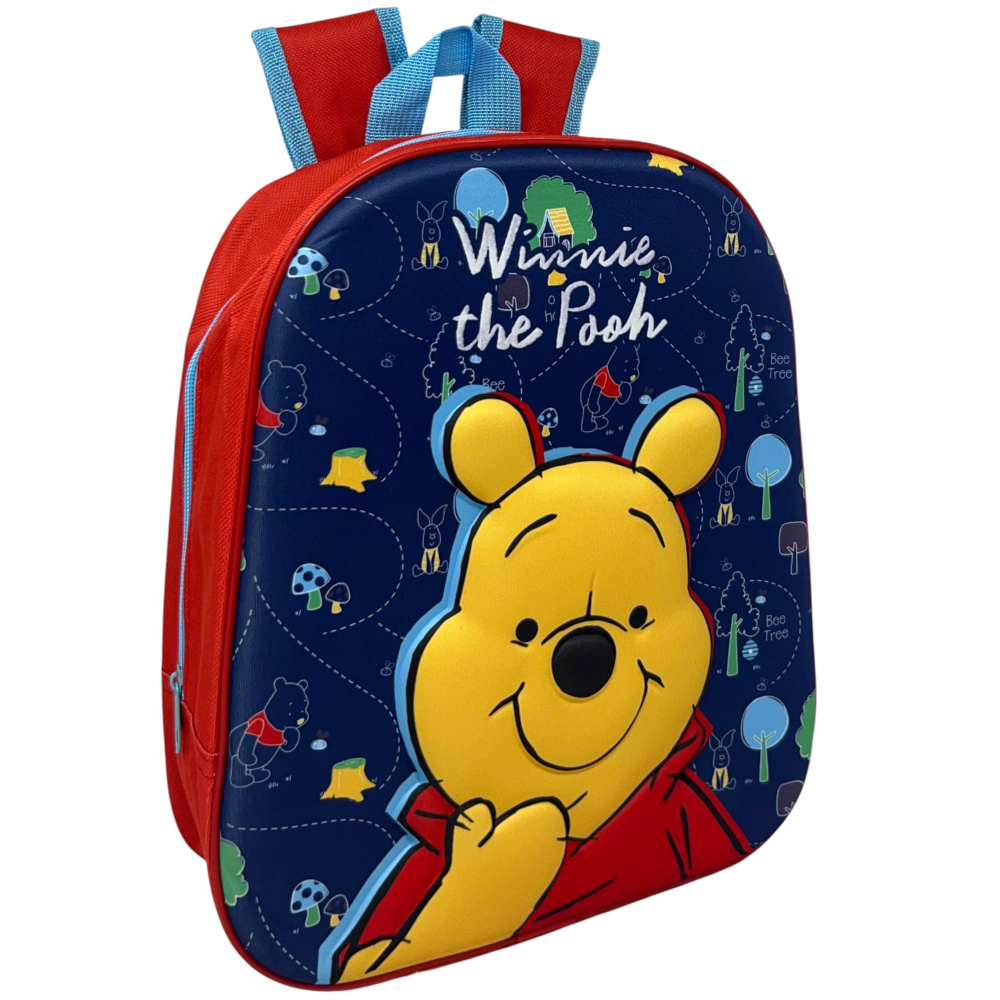 ZAINO ASILO 3D WINNIE THE POOH DISNEY IMMAGINE A RILIEVO BORSA SCUOLA TEMPO LIBERO - 1000EVA313253