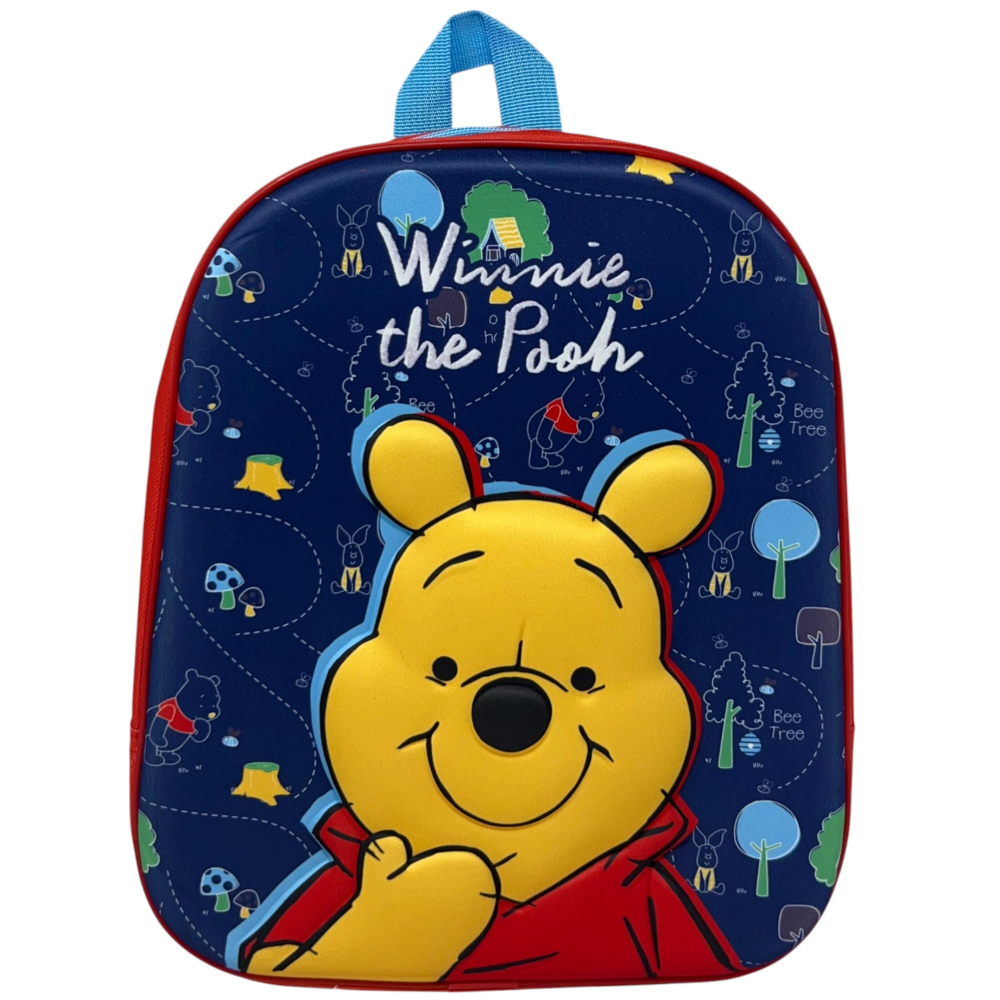 ZAINO ASILO 3D WINNIE THE POOH DISNEY IMMAGINE A RILIEVO BORSA SCUOLA TEMPO LIBERO - 1000EVA313253