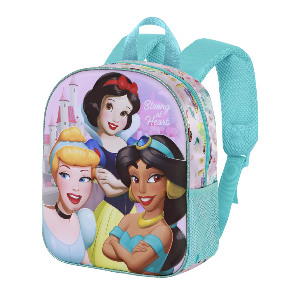 ZAINO ASILO 3D PRINCIPESSE DISNEY BORSA 31 CM PER SCUOLA MATERNA O TEMPO LIBERO - 07662