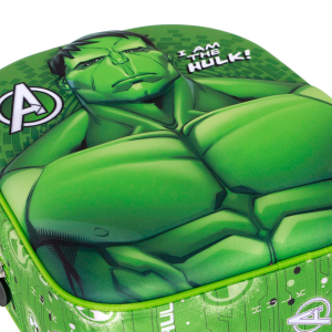 ZAINO ASILO 3D HULK AVENGERS MARVEL BORSA 31 CM PER SCUOLA MATERNA O TEMPO LIBERO - 08188