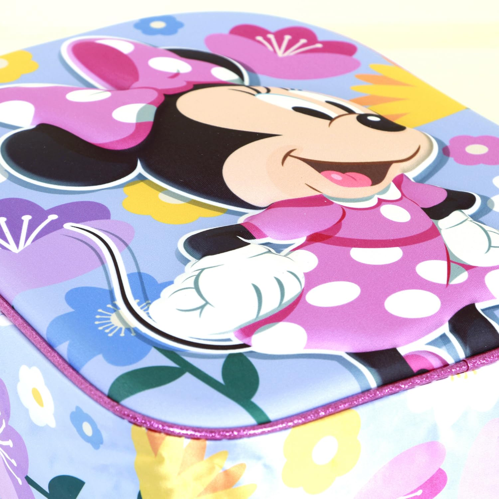 ZAINO ASILO 3D MINNIE MOUSE DISNEY BORSA 31 CM PER SCUOLA MATERNA O TEMPO LIBERO - 07654