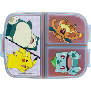 PORTAMERENDA MULTISCOMPARTO POKÉMON PORTA PRANZO SCUOLA TEMPO LIBERO - ST08020