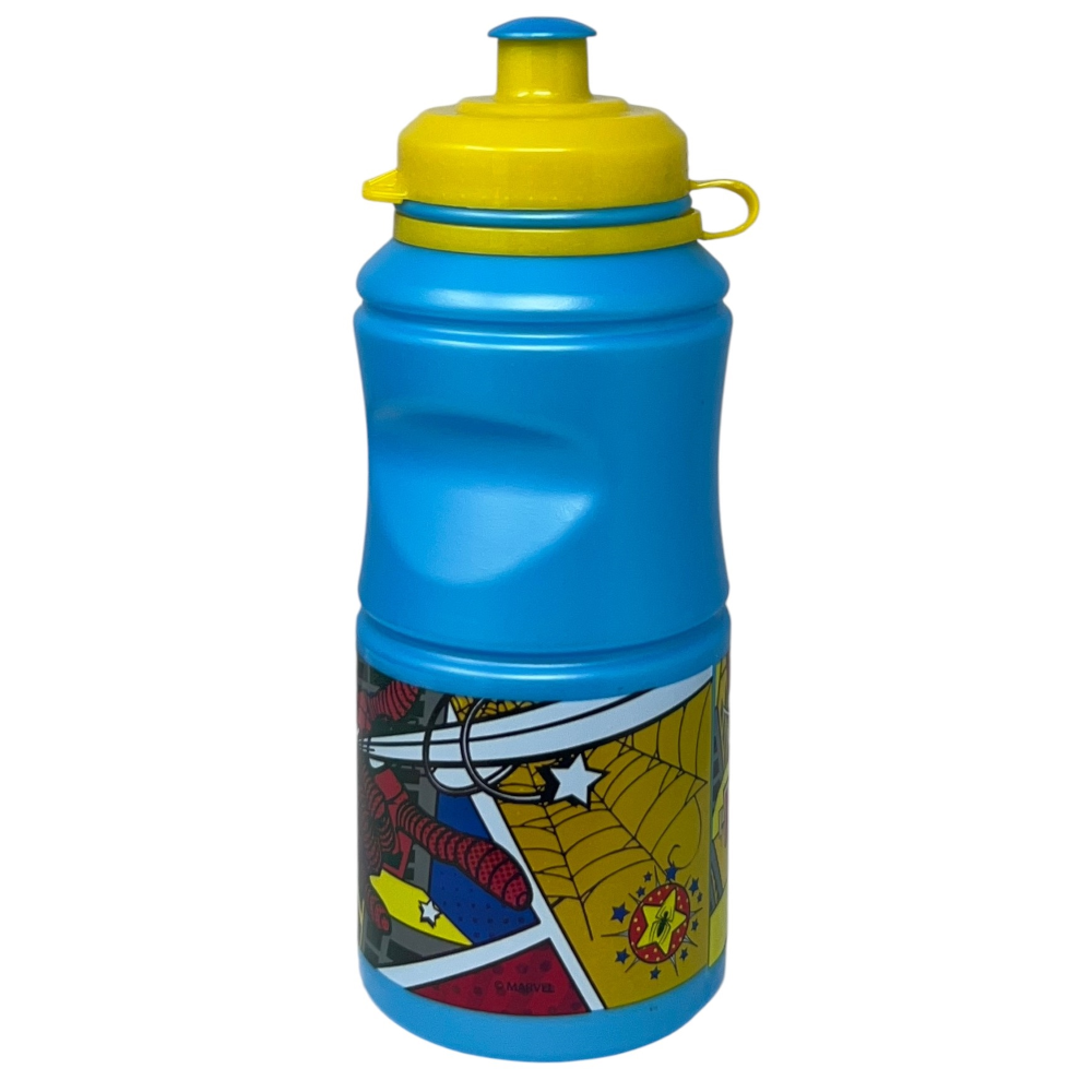 SET PRANZO SPIDERMAN MARVEL 2 PEZZI BORRACCIA 400 ML PORTAMERENDA - ST74773
