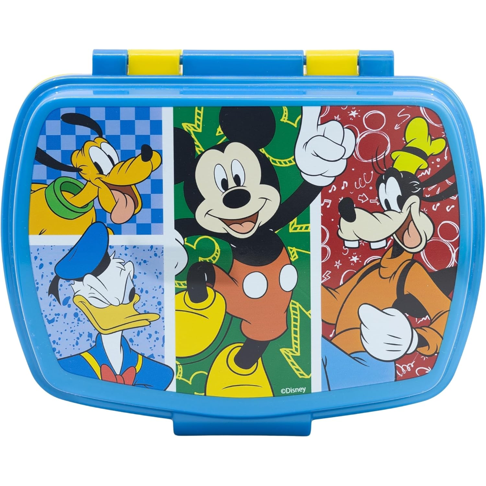 PORTAMERENDA TOPOLINO DISNEY PORTA PRANZO SCUOLA TEMPO LIBERO CM 17X14X6 - ST81174