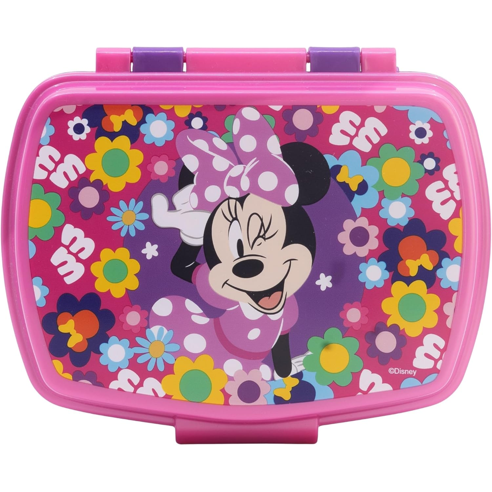 PORTAMERENDA MINNIE DISNEY PORTA PRANZO SCUOLA TEMPO LIBERO CM 17X14X6 - ST81274