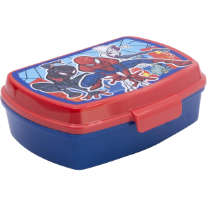 PORTAMERENDA SPIDERMAN MARVEL PORTA PRANZO SCUOLA TEMPO LIBERO CM 17X14X6 - ST83574