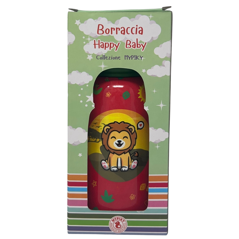 BORRACCIA TERMICA CON CANNUCCIA LEONCINO 500 ML APERTURA AUTOMATICA - MPBB07