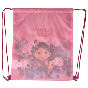 SACCA GABBY'S DOLLHOUSE BORSA SPORTIVA TEMPO LIBERO CON CHIUSURA A COULISSE 40X35 CM -  GAB36-0769