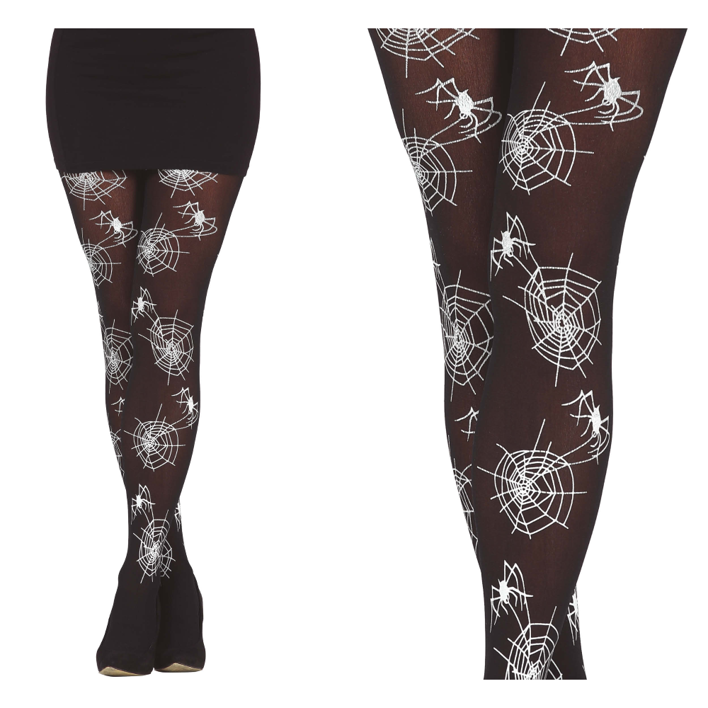 CALZE RAGNATELE TG UNICA ADULTO ACCESSORIO TRAVESTIMENTO HALLOWEEN - 16156