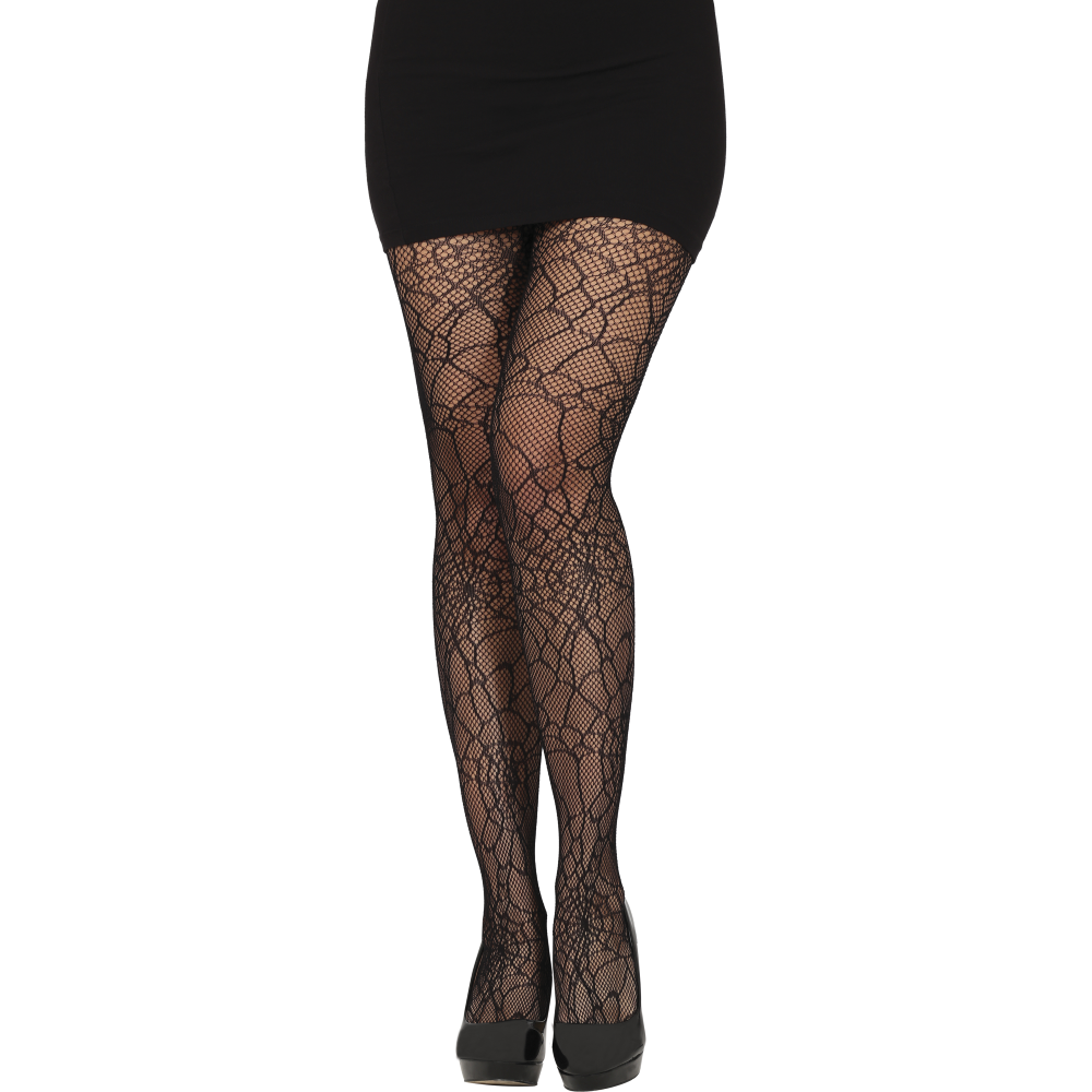 CALZE COLLANT RAGNATELA TG UNICA ADULTO ACCESSORIO TRAVESTIMENTO HALLOWEEN - 17927